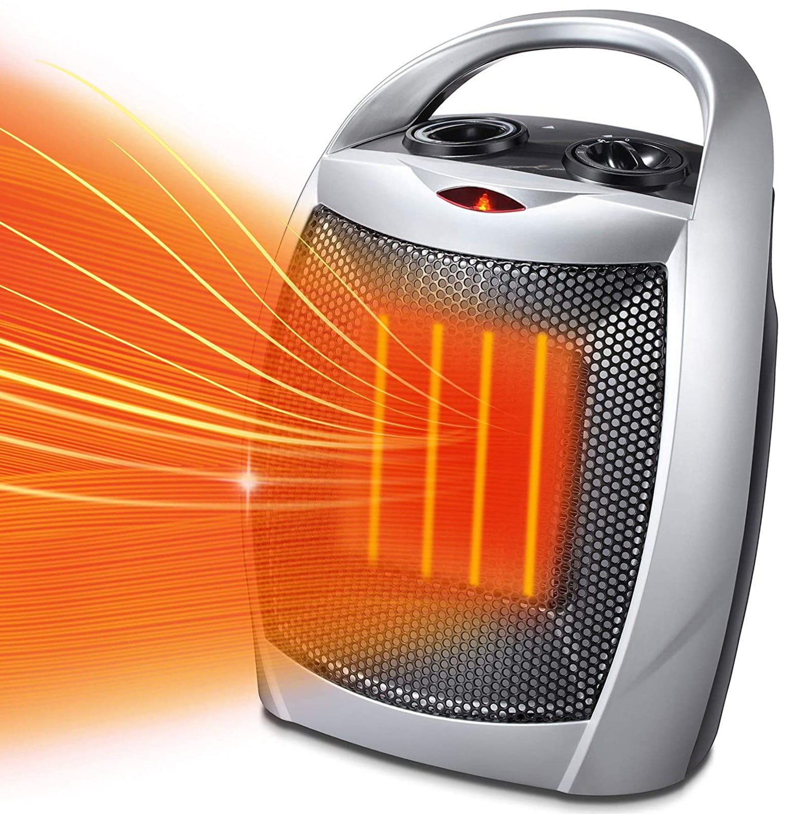 1500W Small Electric Space Heater Ceramic Space Heater,Portable Heater