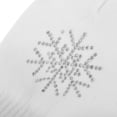 thumbnail image 3 of Skating Gloves Stretch Gloves with Rhinestones - White Flower L, as described, 3 of 10
