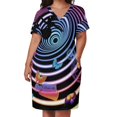 thumbnail image 2 of Vestido largo holgado con agujeros de cjo para mujer vestido de verano con bolsillos vintage, 2 of 6