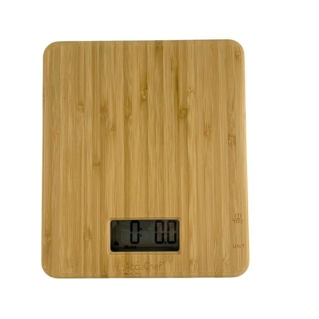 AccuChef Bamboo Kitchen Scale