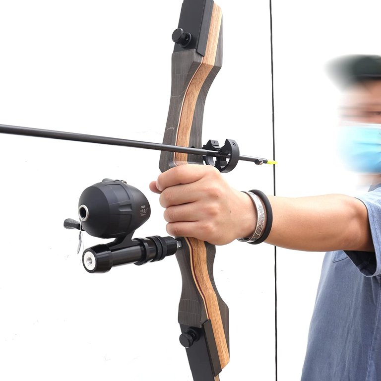 Arc Recurve TOPARCHERY 53" Pour Pêche Et Chasse - 20-55 Lbs - Droitier - Orange