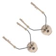 thumbnail image 3 of Adaptador De Casco para Auriculares - Adaptador De Riel De Casco Y Casco, Soporte De Auriculares De Suspensión De Riel De Arco ARC para Peltor Comtac (2 Piezas) (Color : Tan), 3 of 5