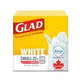 thumbnail image 1 of Glad White Garbage Bags - Small 25 Litres - Febreze Fresh Clean Scent,, 1 of 5