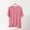 Hot Pink, variant on Oversized T-Shirts Sevevn Women's Fashion Oversize Casual Round Neck Solid Color Short Sleeve Blouse