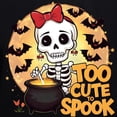thumbnail image 3 of CafePress - Too Cute Spook - Kids Sweatshirt, Youth Crew Neck Sweatshirt, 3 of 4