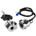 thumbnail image 2 of Pair Motorcycle Handlebar Switch Control Button for Turn Signal Headlight Horn 25mm Universal, 2 of 5