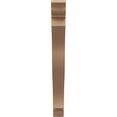thumbnail image 2 of Ekena Millwork 3 1/2"W x 32"D x 32"H Funston Traditional Rough Cedar Woodgrain TimberThane Bracket, Primed Tan, 2 of 6