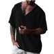 thumbnail image 2 of Camisas de Manga Larga para Hombres Casual Botón Abajo Camisa Impresa con Cuello de Giro, Grosor Estándar, 2 of 6