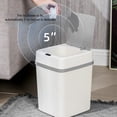 thumbnail image 3 of Automatic Trash Can, Smart Trash Can Automatic Battery Powered Large Opening  for Bedroom, 3 of 7