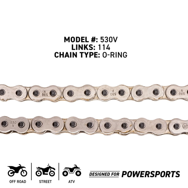 Niche Sprocket Chain Set for Yamaha MT-01 17/39T 530 O-Ring