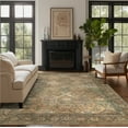 thumbnail image 3 of KUETH 8'x10' Area Rugs for Living Room, Non Slip Machine Washable Vintage Indoor Rug, Low Pile Chenille Print Rug for Bedroom Dining Room Home Office, 3 of 10