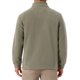 thumbnail image 3 of Chaqueta de felpa Inspire Chic para abrigo de invierno para hombres, con cuello alto, cremallera, suave, en color caqui, talla S, 3 of 5