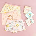 thumbnail image 4 of Godderr Kids Little Girls Underwear Toddler Baby Cotton Soft Boxer Briefs Panties Cartoon Big Girls Four Corners Shorts Undies 2-13 Years (Pack of 4), 4 of 8