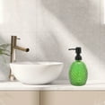 thumbnail image 2 of Unique Bargains 1 Pc Pineapple Shape Soap Dispenser 11.84oz Green Black, 2 of 6