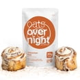 thumbnail image 6 of Oats Overnight Vegan Cinnamon Roll Protein Oatmeal, 2.3 oz, 8-Pack with Shaker Bottle, 6 of 8