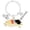 A, variant on Class of 2026 Graduation Bachelor Cap Book Shaped Keychain for Senior Graduation Commemorative Gifts(K)