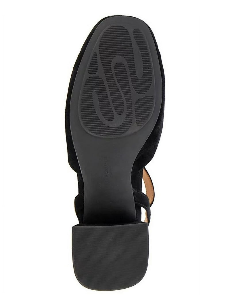 Gentle Souls by Kenneth Cole BLACK SUEDE Women's Lucinda Pumps, US