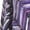 Purple Mixed Stripe, variant on Catherines Women's Plus Size Petite Anywear Reversible Crisscross V-Neck Maxi Dress