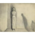 thumbnail image 2 of Karl Wiener 14x12 Gold Ornate Wood Frame and Double Matted Museum Art Print Titled - Untitled; Out of; ‘The 150 Leaves’ XII (1940), 2 of 4