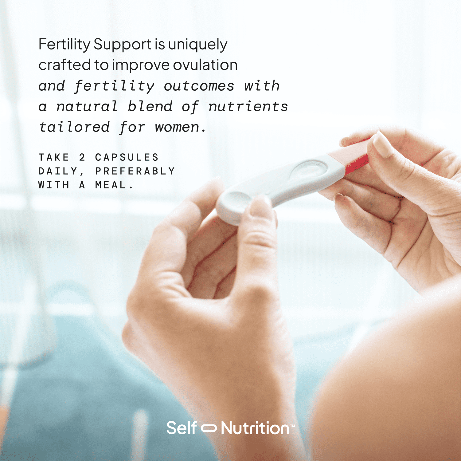 Self Nutrition Fertility Support for Women - Support Cycle Regularity and Ovulation - Vegan, USA, 60 capsules