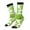 2 Black-1, variant on Green Various Lemons Print Adult Socks for Men & Women,Calf Socks, Ankle Socks,Boots Socks,Breathable Casual Sock,Unisex Crew Socks