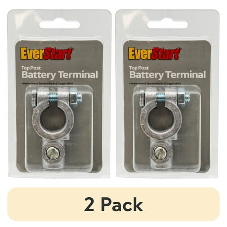 (2 pack) EverStart Automotive 5.6oz Battery Top Post 6-1 GA Cable for Cars, Semi-Trucks, & RVs
