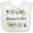AA-White, variant on Inktastic Grannys Girl Bright Flowers Girls Baby Bib