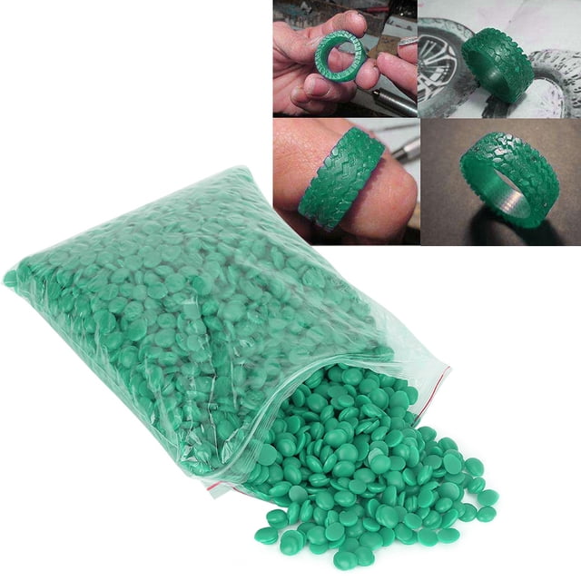 Jewelry Casting Wax Bead High Strength Toughness Short Curing Time Blue Green Hemispherical