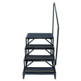 thumbnail image 3 of Quick Products QP-S5W3S Economy 5th Wheel Stair with Hand Rail and Non-Slip Treads for RV, Mobile Home, Pool, Hot Tub - 3-Step, 3 of 6