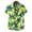 Yellow, variant on Palato Mens T Shirts,Men Hawaiian Short Sleeve Beach Shirt Printed Summer Casual Button Down Shirts