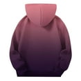thumbnail image 5 of Dgankt Girls Sweatshirt Solid Color Long Sleeves Medium To Large Casual Hooded Pockets Pullover Top for 5-14 Years, 5 of 5