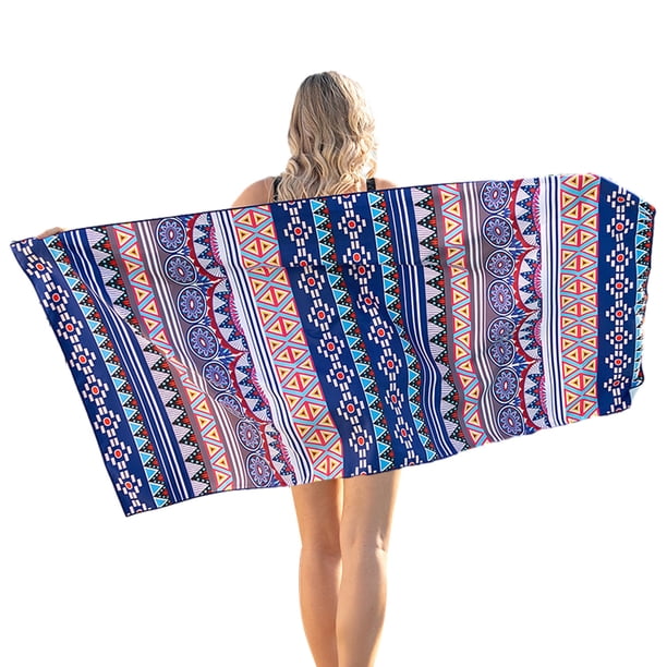 Toalla de playa de microfibra, toallas de 80 x 160 cm, de secado rápido, ligera, para viajar, toalla de camping, toalla de playa, para fitness, viajes, deportes, senderismo, actividades al