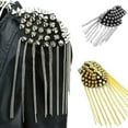 thumbnail image 2 of Brooch Charming Tassel Chain Punk Style Shoulder Board Mark Brooch Badges for Party, 2 of 8