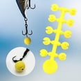 thumbnail image 3 of 10 piezas de tapones para el pelo de la pesca de carpa, para boilies de bagre y maíz, accesorios Amarillo, 3 of 6