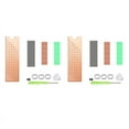 thumbnail image 1 of 2X M.2 NVMe SSD Heat Sink 0.8mm for M2 2280 Solid State Hard Disk Copper Heatsink with Thermal Pad Laptop SSD Radiator, 1 of 10