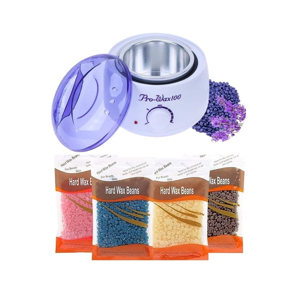 Kit Calentador de Cera Pro Wax100 con 400gramos de Cera española para depilacion Spa