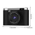 thumbnail image 2 of KQJQS Student Digital Camera with 2.8-Inch Flip Screen, Autofocus, 1080P HD Video, 50MP Maximum Interpolation, Night Vision, 2 of 6