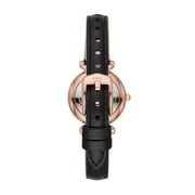 Fossil Womens Carlie Mini Three-Hand, Rose Gold-Tone Stainless Steel Watch