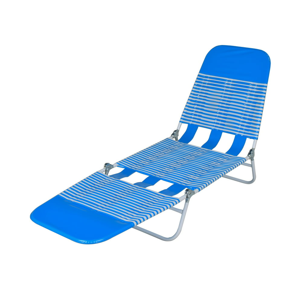 Mainstays Folding Jelly Beach Lounge Chair, Blue - Walmart.com ...