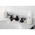 thumbnail image 2 of Kingston Brass KS4465TAL Tudor Widespread Bathroom Faucet with Brass Pop-Up, Oil Rubbed Bronze, 2 of 8