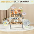 thumbnail image 6 of Ktaxon Kids Tool Bench, Wooden Tool Workbench for Toddler, Tool Bench with Play Tools Set and Storage Space, Toy Workbench Workshop for Boys and Girls, Gift for Ages 3+, 6 of 9
