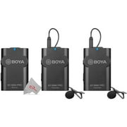 Boya BY-WM4 PRO-K2 Two-Person Digital Camera-Mount Wireless Omni Lavalier Microphone System (2.4 GHz)