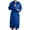 Blue, variant on MTBLYS Pajamas for Men Set Fashion Solid Color Lace Sleepwear with Pants Leisure Loose Fit V-Neck Short Sleeve Pajamas Sleepwear Men
