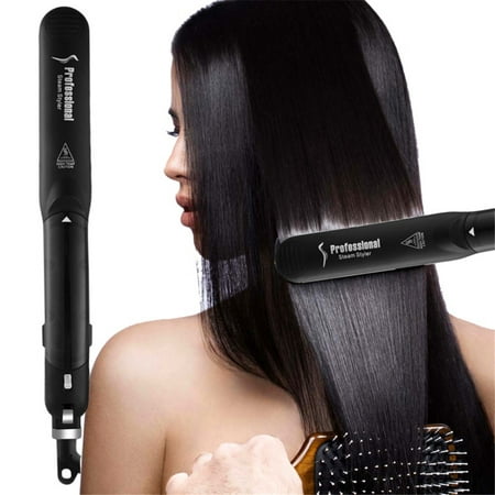 Steam Straighteners For Styling Tools & Appliances, Black Hair  Straightening Ceramic Flat Iron Dual Voltage, 360°Swivel Cord For Dry & Wet  Hair | Walmart Canada