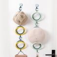 thumbnail image 4 of Yuarrent Soporte para sombrero Gorra de béisbol Organizador de almacenamiento Colgador Organización Rack Almacenamiento y organización del hogar Gris blanco Yuarrent HA063047-04, 4 of 6