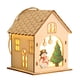 thumbnail image 5 of Muñeco de nieve de casa de Navidad iluminado, adornos de escritorio de casa de madera con luz navideña, de Navidad decorativo para, 5 of 9