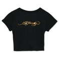 thumbnail image 2 of Ed Hardy Tiger Heart Baby Tee - EHW1104-30D (Black, L), 2 of 2