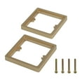 thumbnail image 1 of 2pcs Single Socket Spacer Square Spacer 10MM Single Socket Spacer 1 Gang Frame Plate Box Square Spacer With 40mm Screws, 1 of 8
