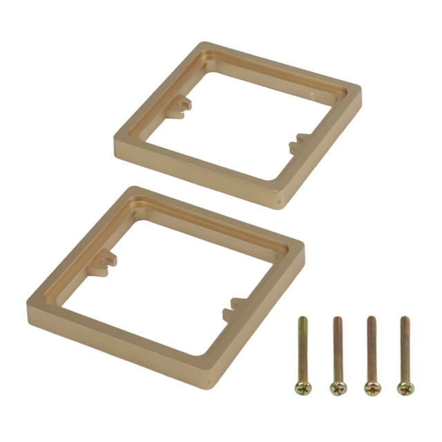 2pcs Single Socket Spacer Square Spacer 10MM Single Socket Spacer 1 Gang Frame Plate Box Square Spacer With 40mm Screws