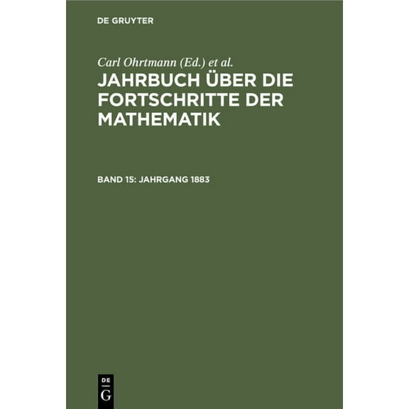 Jahrgang 1883, (Hardcover)